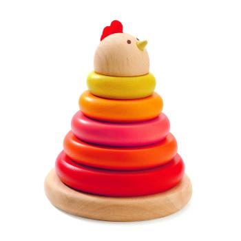 Jucărie pliabilă din lemn pentru copii Djeco Hen