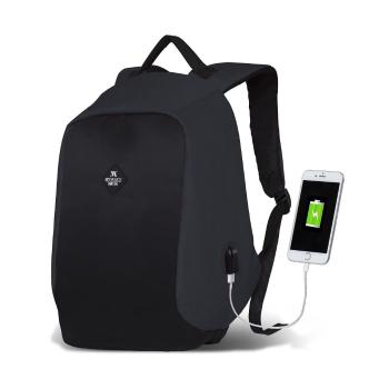 Rucsac cu port USB My Valice SECRET Smart Bag, gri-negru
