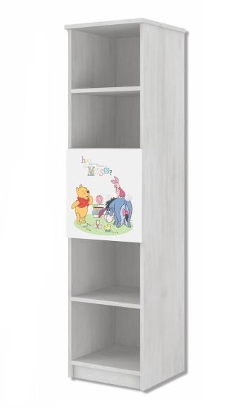 Raft de depozitare pentru copii Ursulețul Pooh și porcușorul - decor de pin norvegian