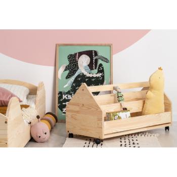 Cutie mobilă pentru depozitare din lemn de pin Adeko Kutu Alma, 80 cm